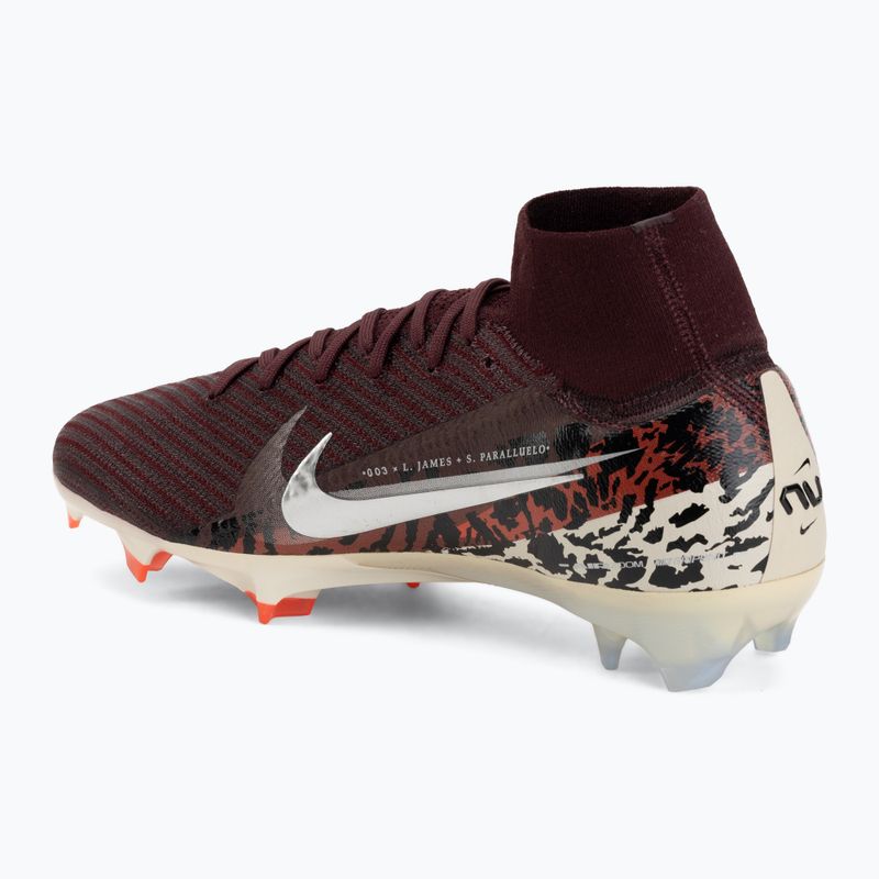 Мъжки футболни обувки Nike United Superfly 10 Elite burgundy crush/university red/fossil/metal silver 3