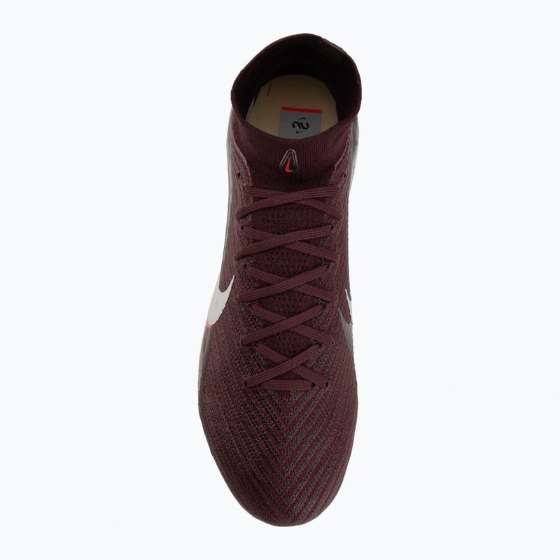 Мъжки футболни обувки Nike United Superfly 10 Elite burgundy crush/university red/fossil/metal silver 5
