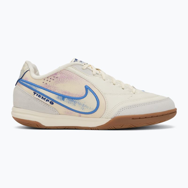 Мъжки футболни обувки Nike Tiempo Streetgato PRM IC coconut milk/gum medium brown/blue crystal 2