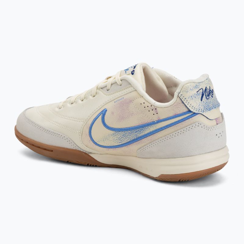 Мъжки футболни обувки Nike Tiempo Streetgato PRM IC coconut milk/gum medium brown/blue crystal 3