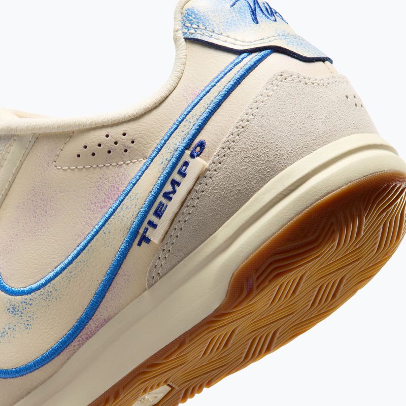 Мъжки футболни обувки Nike Tiempo Streetgato PRM IC coconut milk/gum medium brown/blue crystal 4