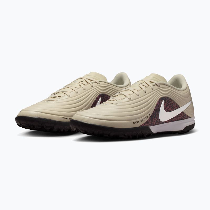 Мъжки футболни обувки Nike United Tiempo Maestro Academy TF fossil/burgundy crush/metallic silver 3
