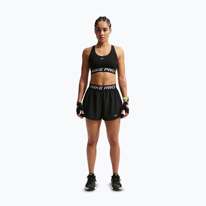 Дамски тренировъчни шорти Nike Pro 2in1 black/white 2