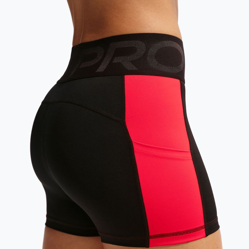 Дамски тренировъчни шорти Nike Pro Sculpt Dri-Fit High-Waisted Biker 5" black/light crimson/white 6