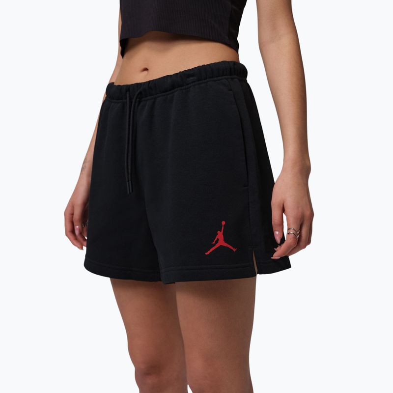 Дамски къси панталони/шорти Jordan Fleece black/gym red 4