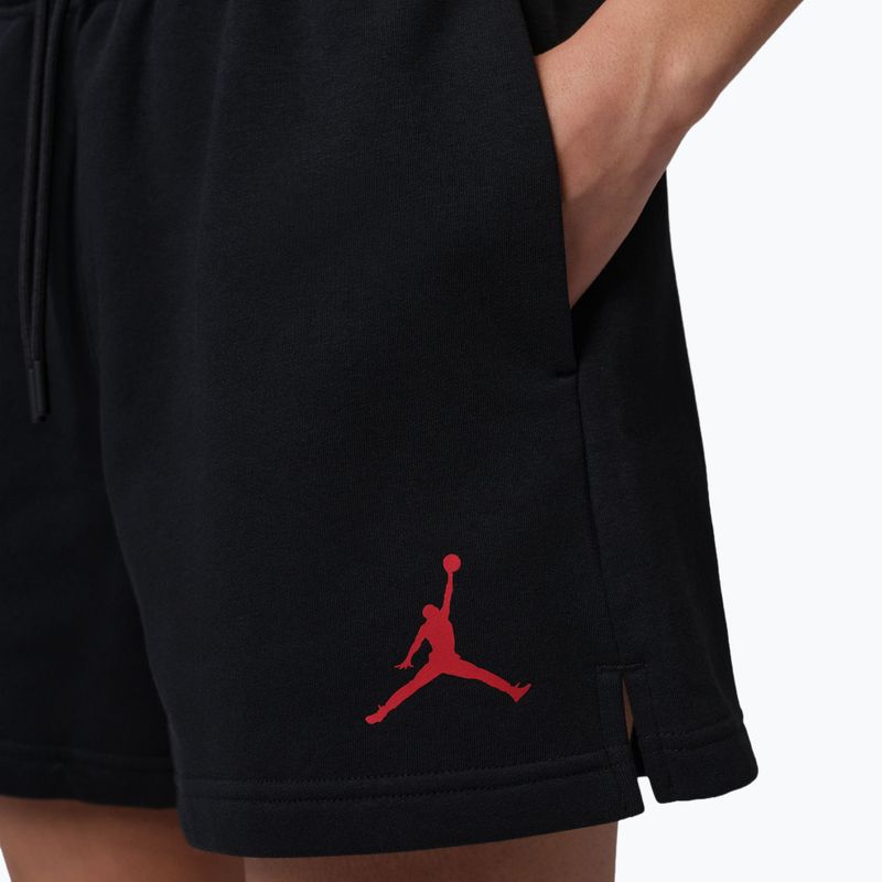 Дамски къси панталони/шорти Jordan Fleece black/gym red 5