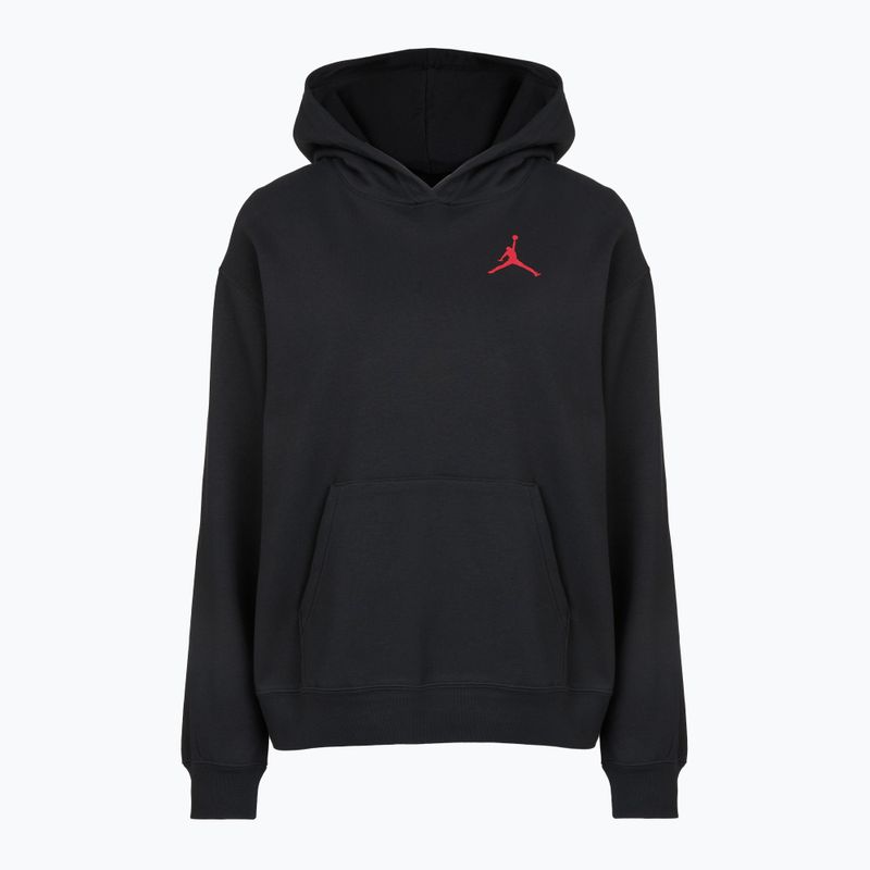 Дамски суитшърт Jordan Fleece Hoodie black/gym red 6