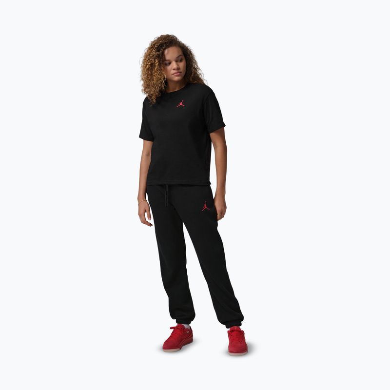 Дамски панталони  Jordan Fleece black/gym red 2