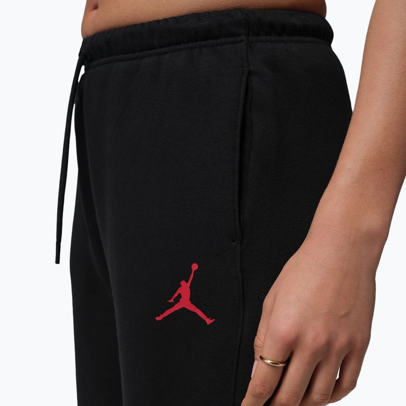 Дамски панталони  Jordan Fleece black/gym red 4