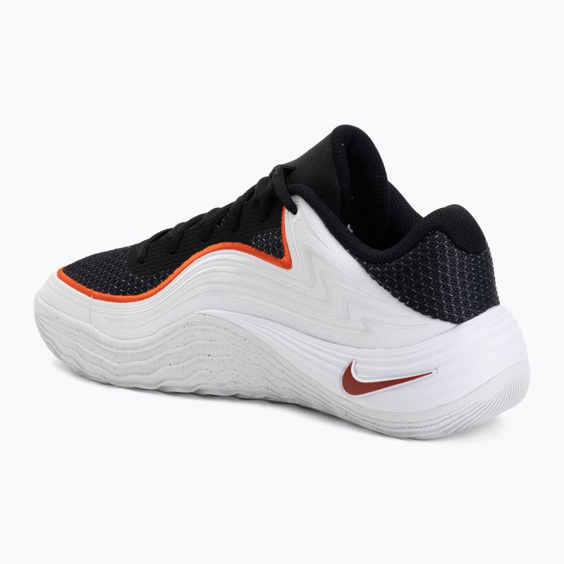 Мъжки обувки за баскетбол Nike Precision 8 Low black/white/picante red 3