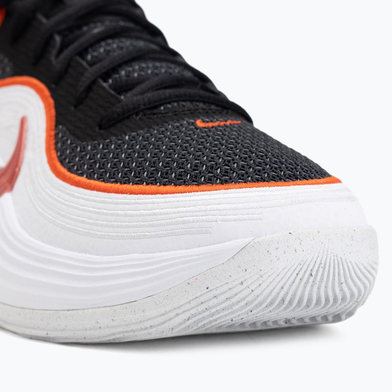 Мъжки обувки за баскетбол Nike Precision 8 Low black/white/picante red 7