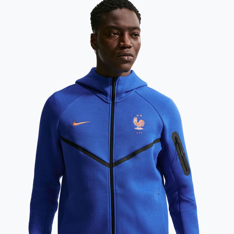 Мъжки суитшърт Nike FFF Tech Fleece Windrunner Full Zip game royal/metallic copper 4