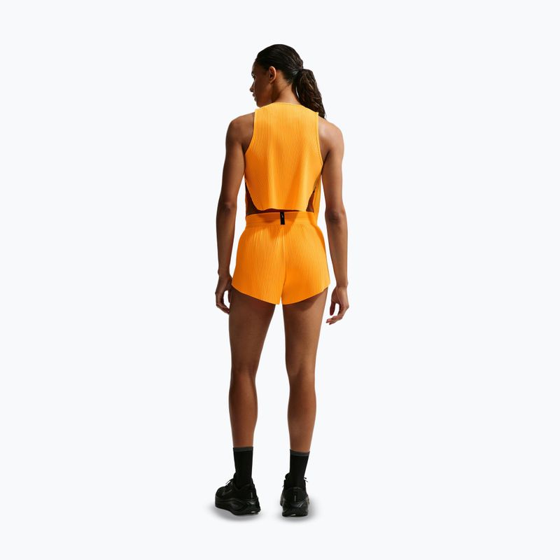 Дамски шорти за бягане Nike AeroSwift Dri-Fit ADV Mid-Rise 3“ laser orange/black/white/black 3