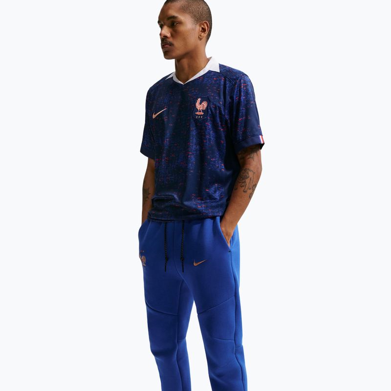 Мъжки футболни панталони Nike FFF Tech Fleece Joggers game royal/metallic copper 4