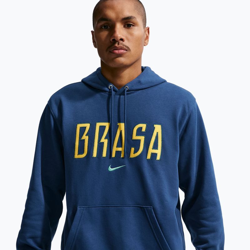 Мъжки суитшърт Nike Brazil Club coastal blue/light mint 4