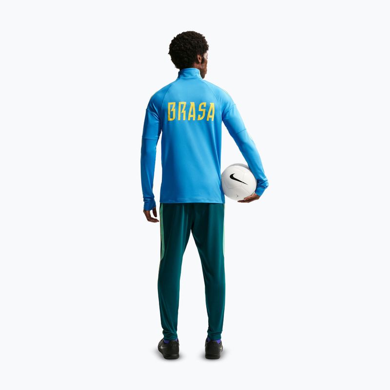 Мъжки футболни панталони Nike Brazil Academy Pro Dri-Fit geode teal/light mint/midwest gold 3
