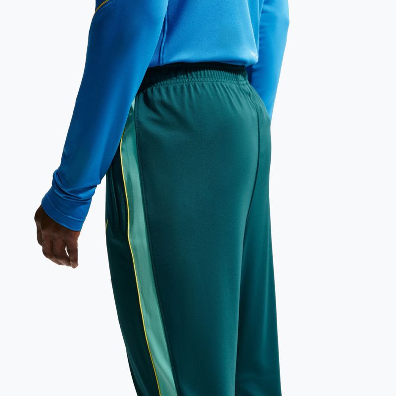 Мъжки футболни панталони Nike Brazil Academy Pro Dri-Fit geode teal/light mint/midwest gold 6