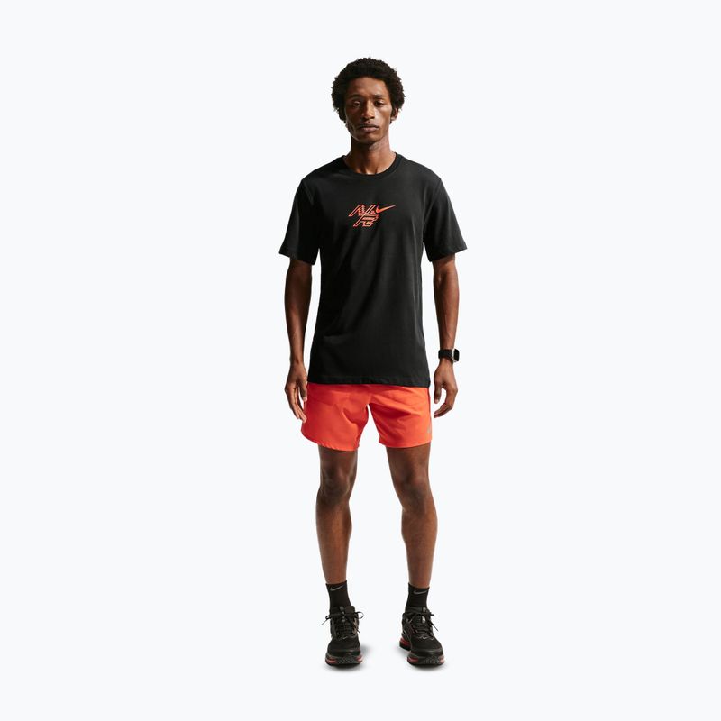 Мъжка тениска за бягане Nike AeroSwift Dri-Fit black/bright crimson 2