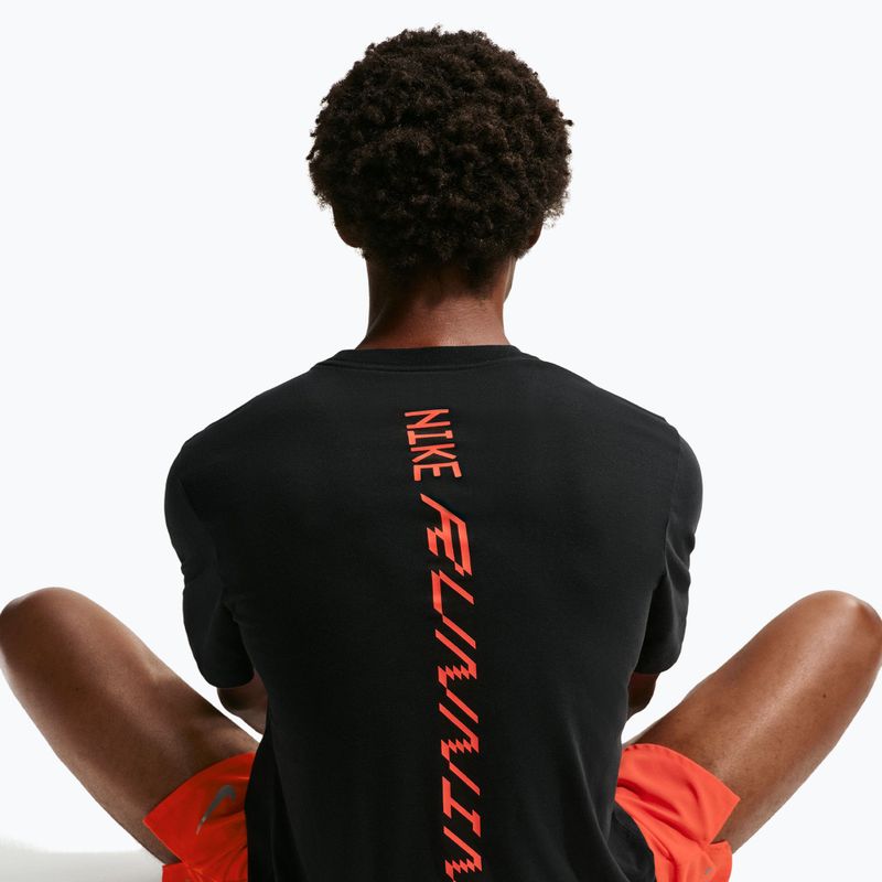 Мъжка тениска за бягане Nike AeroSwift Dri-Fit black/bright crimson 6