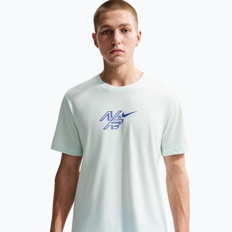 Мъжка тениска за бягане Nike AeroSwift Dri-Fit barely green/lapis 4