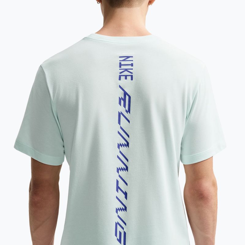 Мъжка тениска за бягане Nike AeroSwift Dri-Fit barely green/lapis 5