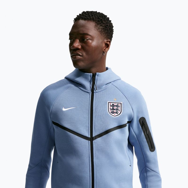 Мъжки суитшърт Nike England Tech Fleece Windrunner Full Zip work blue/white 4