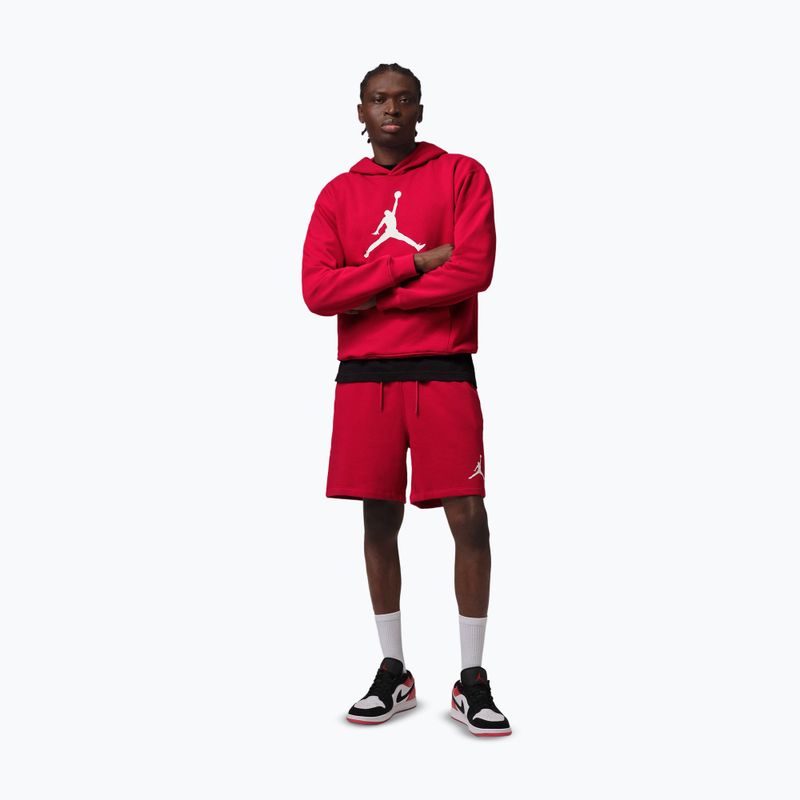 Мъжки къси панталони/шорти Jordan Fleece gym red/white 2