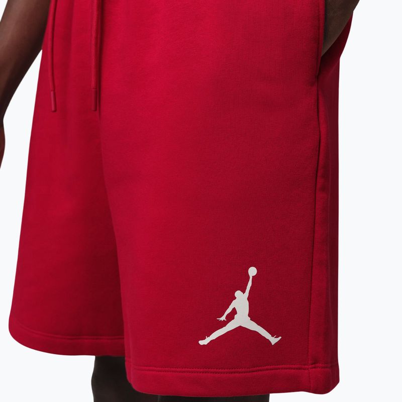 Мъжки къси панталони/шорти Jordan Fleece gym red/white 5