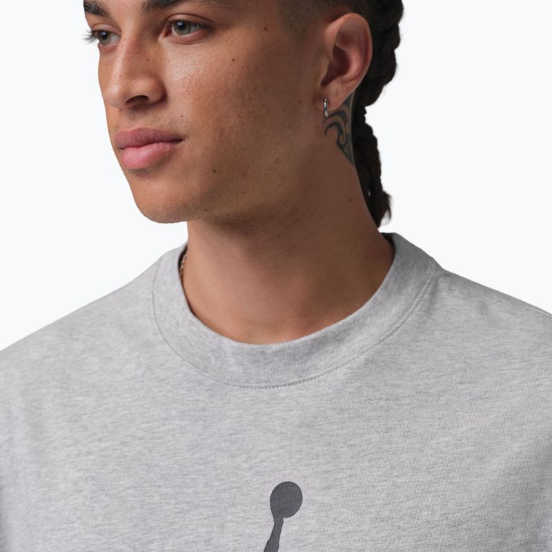Мъжка тениска Jordan grey heather/black 4
