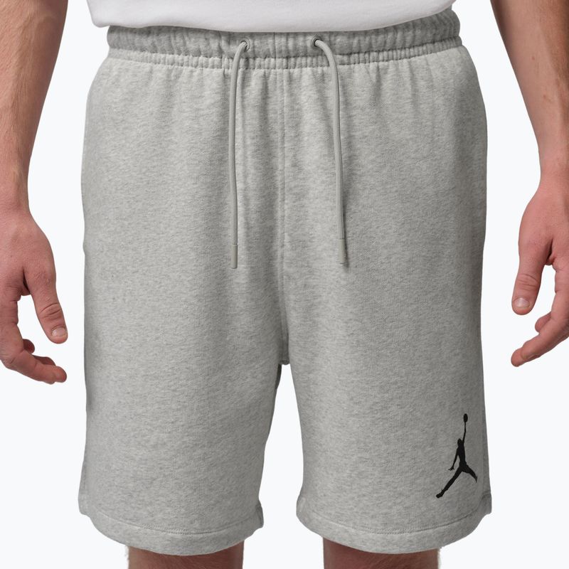 Мъжки къси панталони/шорти Jordan Fleece grey heather/black 3