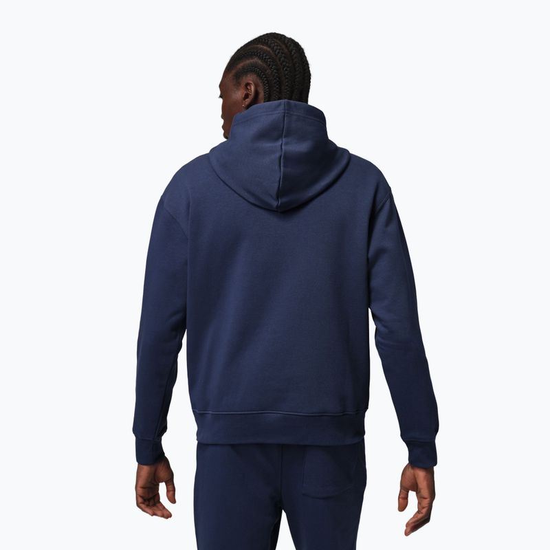 Мъжки суитшърт Nike Jordan Pullover Hoodie midnight navy/white 3