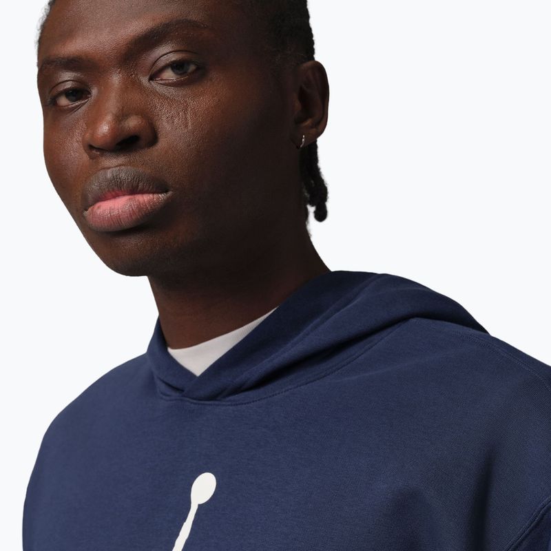Мъжки суитшърт Nike Jordan Pullover Hoodie midnight navy/white 5