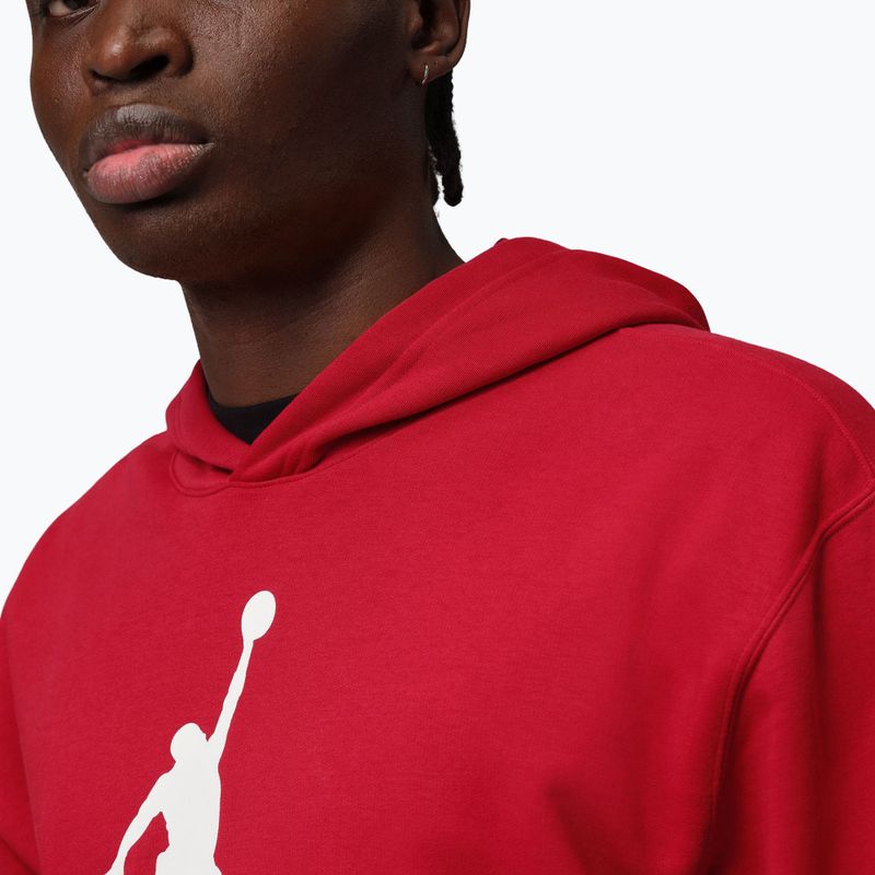 Мъжки суитшърт  Jordan Pullover Hoodie gym red/white 5