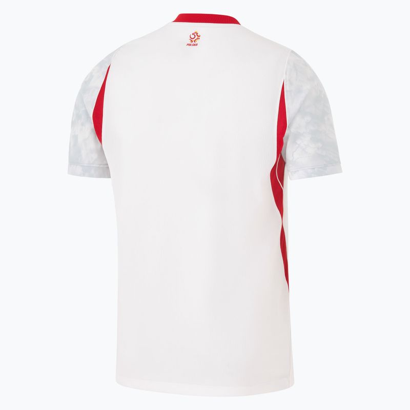 Мъжка футболна фланелка Nike Dri-Fit Poland Stadium Home 2026 white/field silver 2