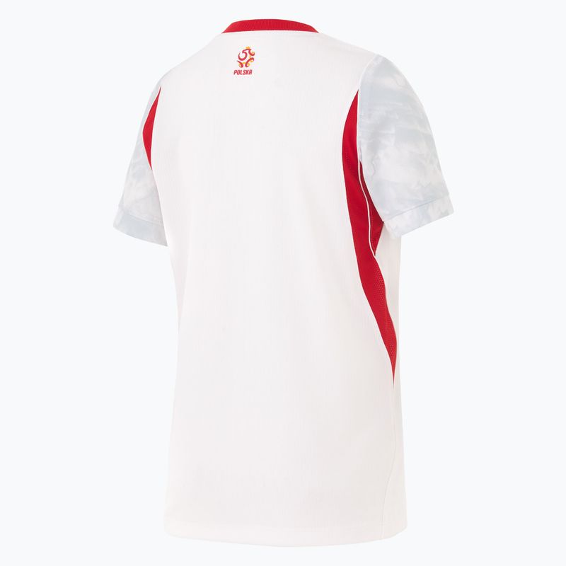Детска футболна тениска Nike Dri-Fit Poland Stadium Home 2026 white/field silver 2