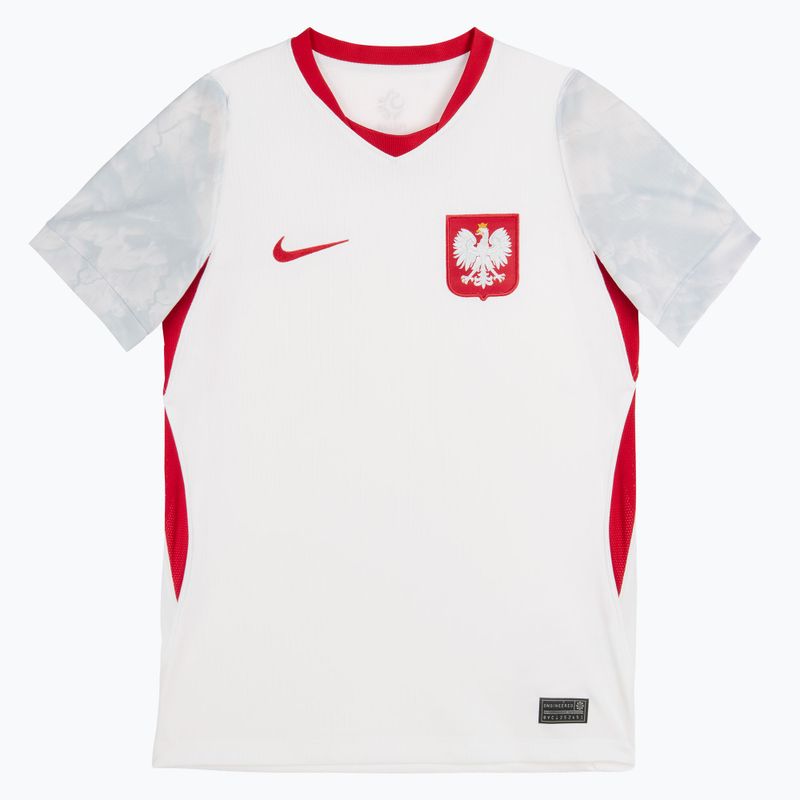Детска футболна тениска Nike Dri-Fit Poland Stadium Home 2026 white/field silver 3