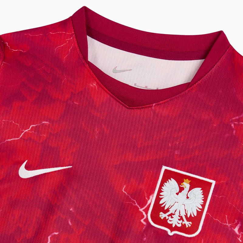 Дамска футболна тениска Nike Dri-Fit Poland Stadium Away 2026 noble red/sport red 4