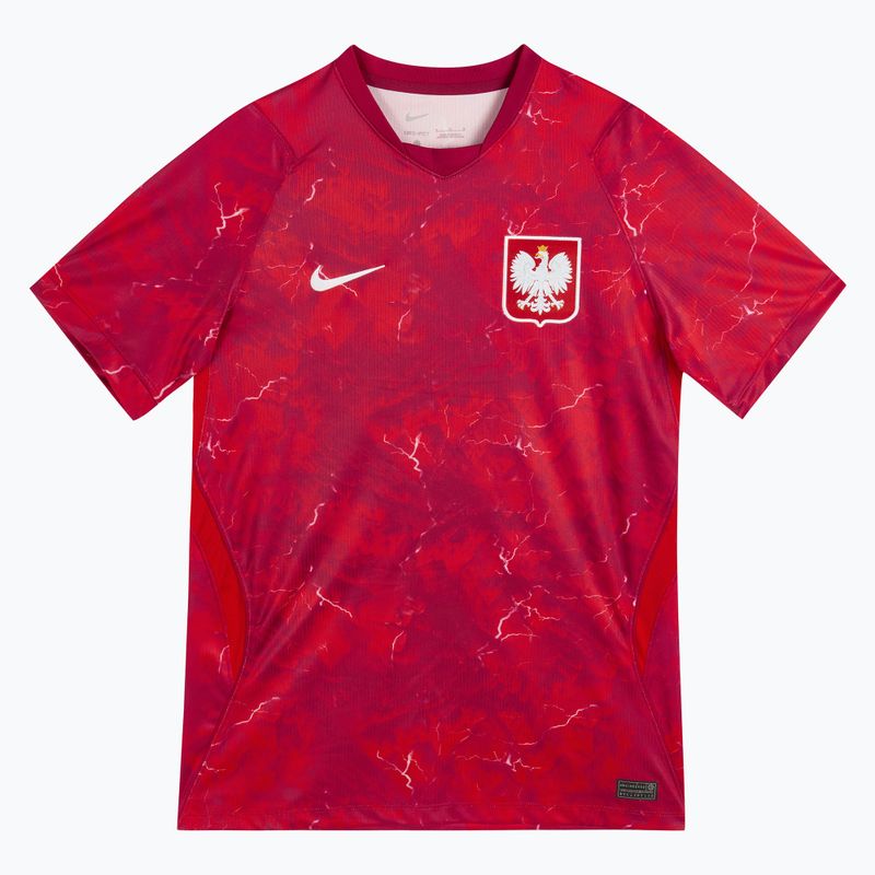 Мъжка футболна фланелка Nike Dri-Fit Poland Stadium Away 2026 noble red/sport red 3