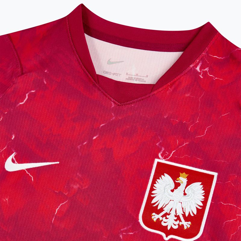 Мъжка футболна фланелка Nike Dri-Fit Poland Stadium Away 2026 noble red/sport red 4
