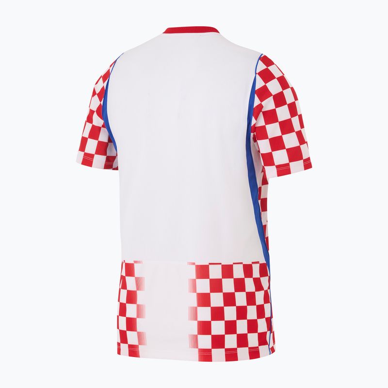 Мъжка футболна фланелка Nike Dri-Fit Croatia Stadium Home 2026 white/university red 2