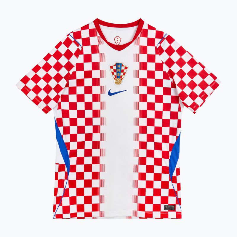 Мъжка футболна фланелка Nike Dri-Fit Croatia Stadium Home 2026 white/university red 3