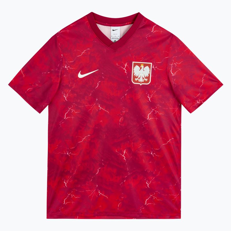 Мъжка футболна фланелка Nike Dri-Fit Poland Away 2026 noble red/sport red 3