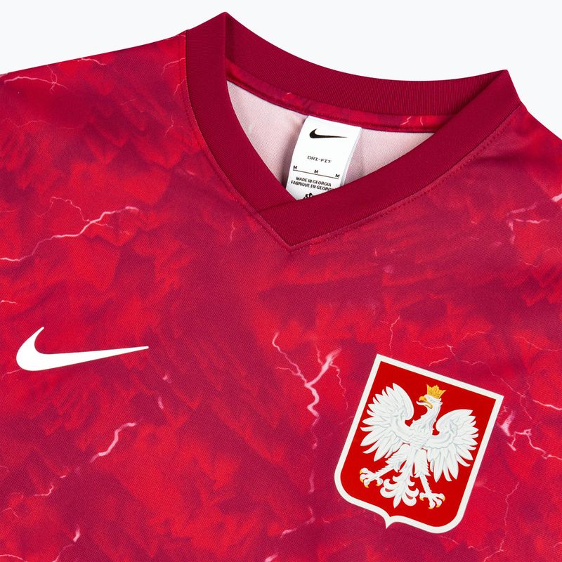 Мъжка футболна фланелка Nike Dri-Fit Poland Away 2026 noble red/sport red 4