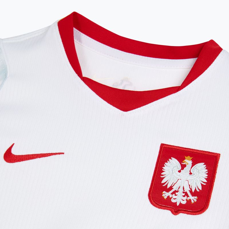 Детски футболен комплект Nike Dri-Fit Poland Stadium Home Kit white/field silver 4