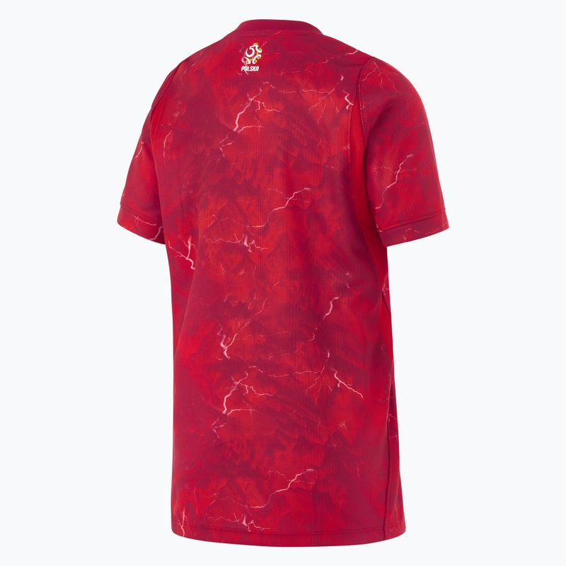 Детска футболна тениска Nike Dri-Fit Poland Stadium Away 2026 noble red/sport red 2
