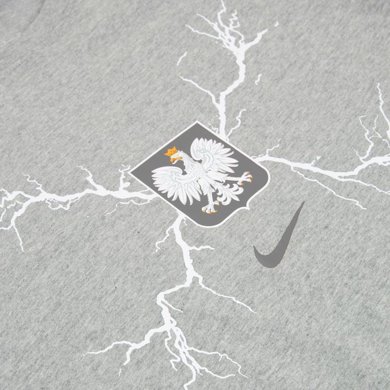 Мъжка футболна фланелка Nike Graphic Poland dark grey heather 3