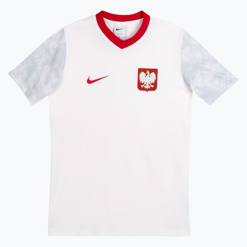 Детска футболна тениска Nike Dri-Fit Poland Home 2026 white/field silver 3