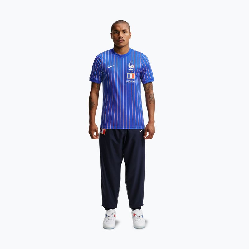 Мъжка футболна фланелка Nike FFF Academy Pro Pre-Match game royal/university red/white 2