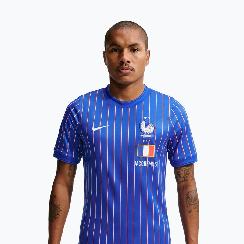 Мъжка футболна фланелка Nike FFF Academy Pro Pre-Match game royal/university red/white 4