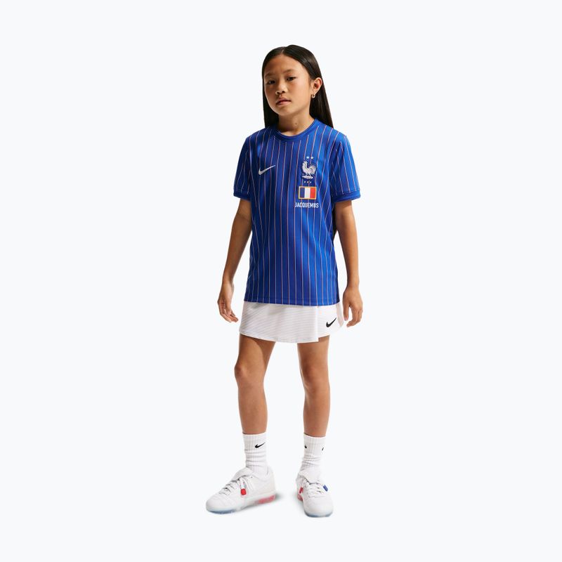 Детска футболна тениска Nike France Pre-Match game royal/university red/white 2